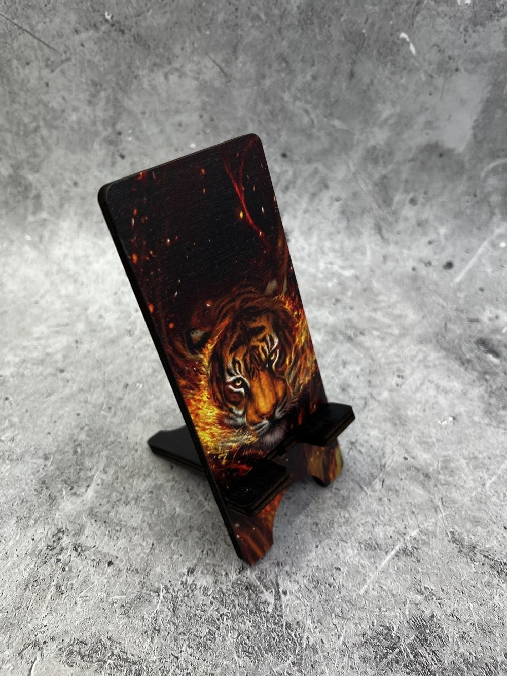 Подставка для телефона деревянная