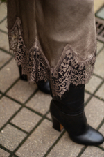 Юбка с кружевом