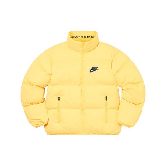 Supreme SS21 Week 3 x Nike Reversible Puffy Jacket SS21 Nike Logo