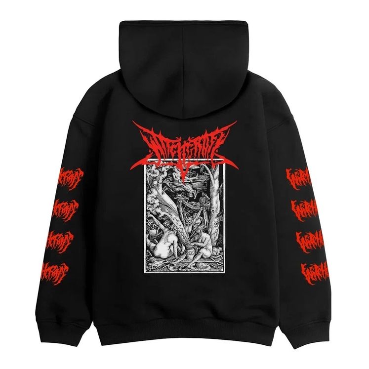 Худи-зиппер ATF Witchcraft/Sabbat, черный