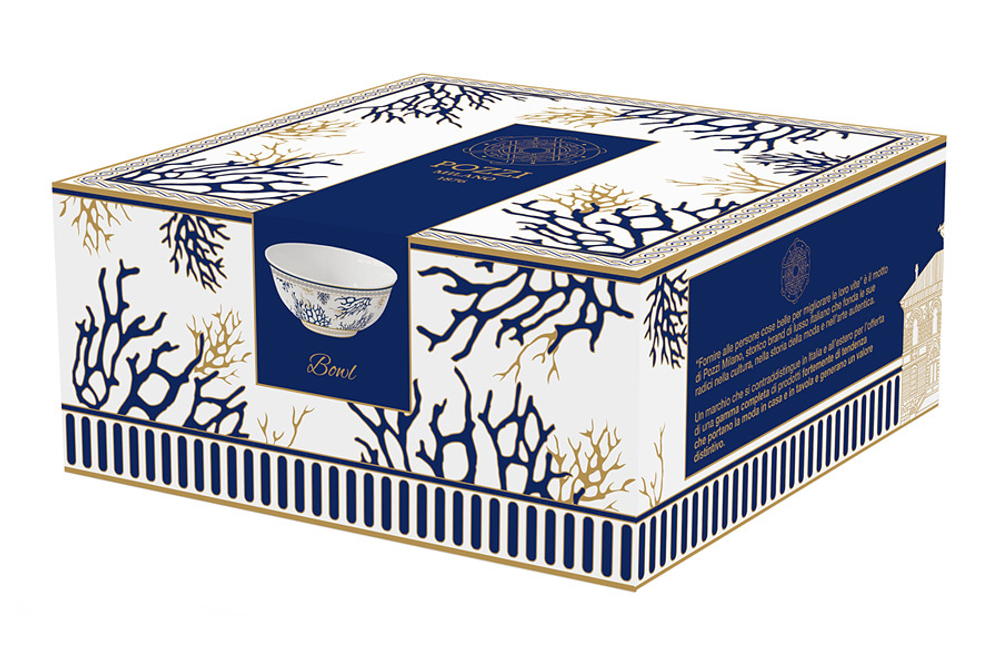 Салатник 700мл Pozzi Milano 1876 Corallo