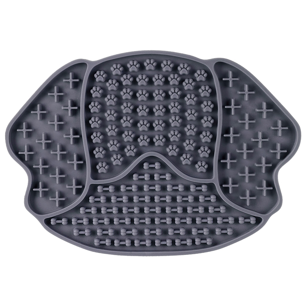 Коврик лизательный Triol "Пёс" для животных, силиконовый