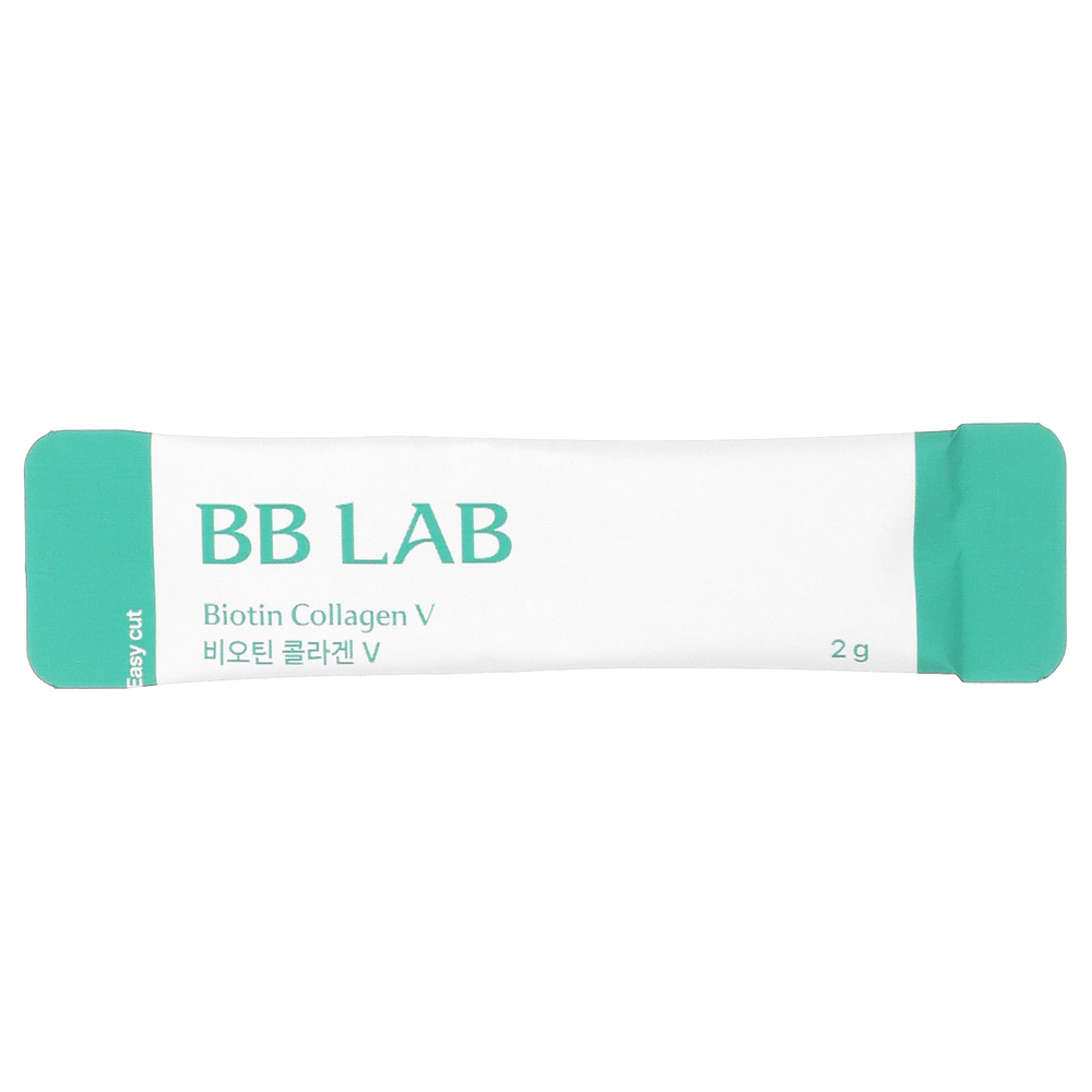 BB Lab, Biotin Collagen V, 30 пакетиков по 2 г
