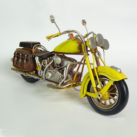 R&D Модель мотоцикла Harley Davidson желтый