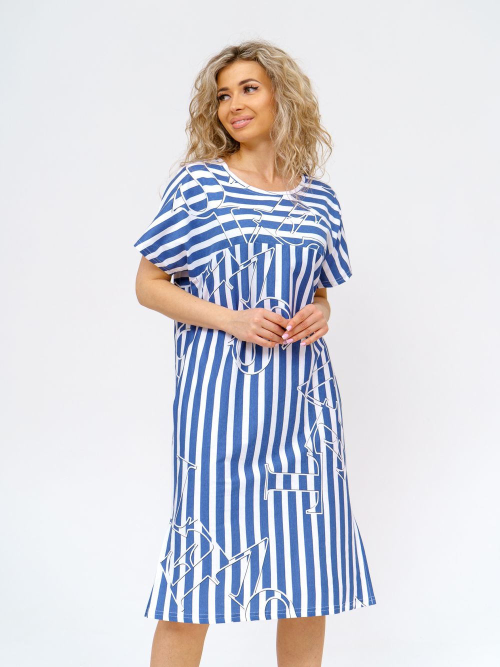 947 Платье "Синий" SveTekst (Акция)