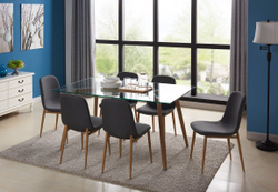 Дизайнерский стол STRIPE WOOD 150