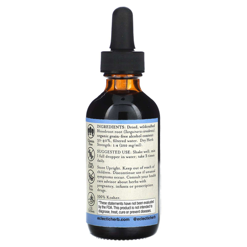 Eclectic Herb, экстракт сангвинарии, 60 мл (2 жидк. унции)