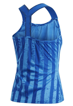 Женский топ теннисный Adidas Y-Tank ENG W - royal blue/white