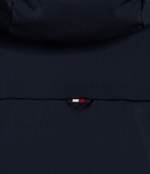 Пуховое пальто SATEEN HOODED MAXI Tommy Hilfiger - темно-синий(WW0WW40834)