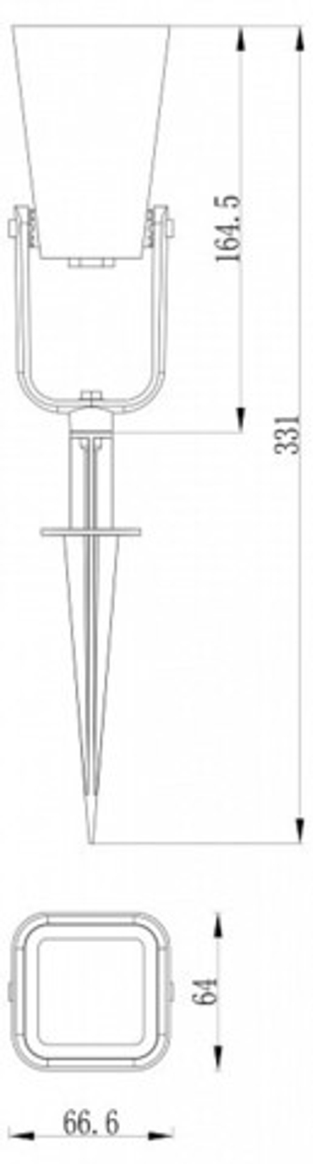 Наземный низкий светильник Favourite Relief 4034-1T