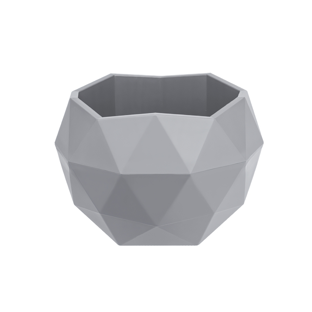 Кашпо "Топаз" (2,5л.) Цв. Серый жемчуг