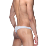 Серые меланжевые трусы-тонги (Размер: XL) (Цвет: серый)