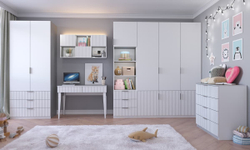 Полка навесная Валенсия, серо-коричневый