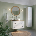 Столешница IDDIS Optima Home, натуральный дуб, срощенный, 80 см, золотистый, OPH80N0i89