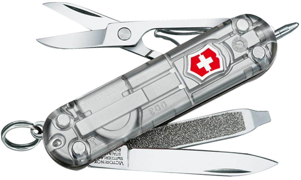 Нож-брелок Victorinox Classic Signature Lite, 58 мм, 7 функций, серебристый