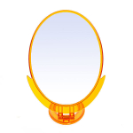 Зеркало настольное в пластиковой оправе «Классика - Практика» овал, подвесное 29см