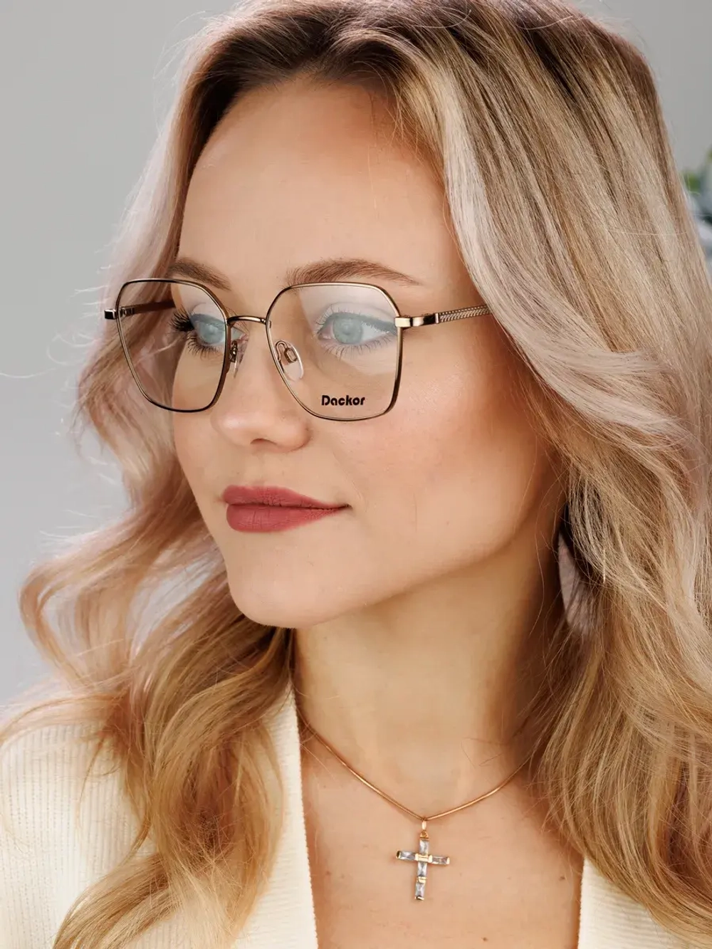 Оправа для очков женская брендовая металл