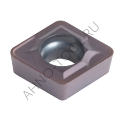 Пластина твердосплавная ISO CCMT060208-UMA APM20B AHNO по жаропроч. и нерж.стали, получистовая