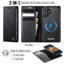 Чехол-кошелек CaseMe 2 in 1 MagSafe iPhone 16+