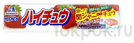 Жевательные конфеты со вкусом клубники Morinaga Hi-chew, 55,2 гр