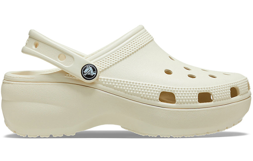 Crocs Classic clog Cloud beach Hole sandals Women's Bone White