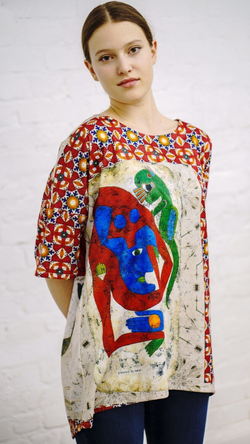 Футболка "Виктор Браунер", по мотивам живописи художника Виктора Браунера