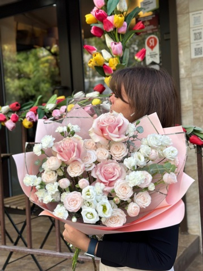 Авторский букет "Танго двух сердец"