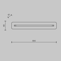Светильник настенный светодиодный Maytoni Maya P091WL-L13CH3K