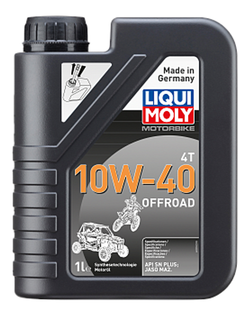Масло для мототехники 4T Liqui Moly Offroad 10W40 (1л) синтетика