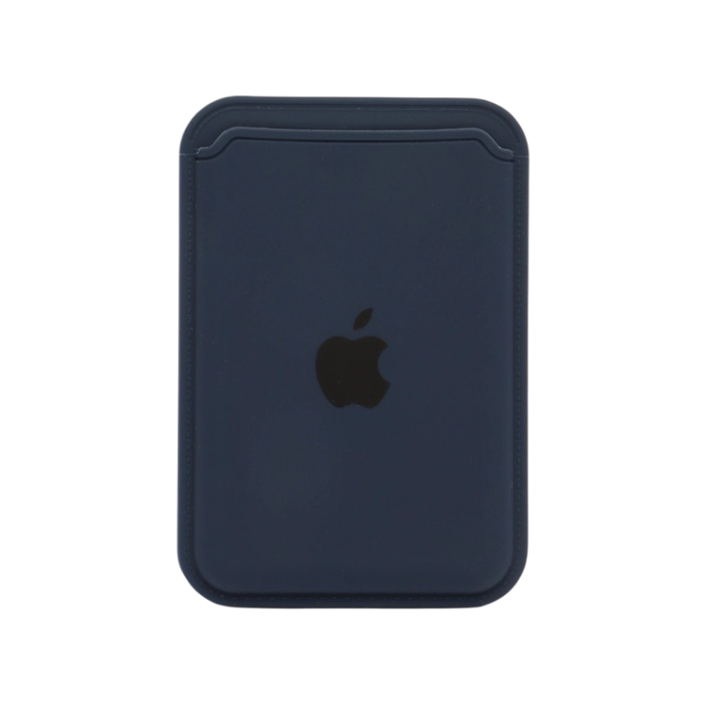 Визитница-картхолдер iPhone Silicone Wallet MagSafe с лого