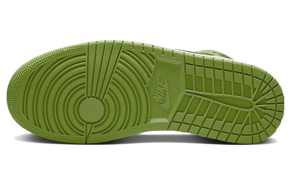 Кроссовки Jordan Air Jordan 1 Mid "Green Black" (Женская размерная сетка)