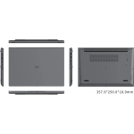 Ноутбук IRU Tactio 16ARB Ryzen 5 5500U 16Gb SSD512Gb Intel UHD Graphics 16" IPS WUXGA (1920x1200) Windows 11 Pro grey WiFi BT Cam 4830mAh (2110097)