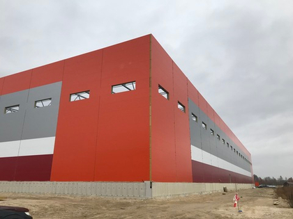 Комплексная поставка материала и монтаж кровли из ПВХ мембраны. Производственно-складской комплекс по ул. Черняховского 88«В».