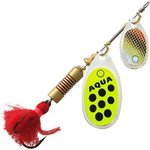 Блесна вертушка DOUBLE AGLIA 10,0g, № 1 + № 3, DUA-03