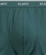 Мужские трусы шорты Atlantic, набор из 2 шт., хлопок, сине-зелёные + зелёные, 2RMH-011