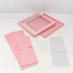 Коробка сборная 35х35х15 см (Розовый)