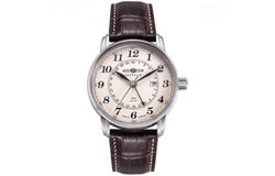 ZEPPELIN Piaget Collection Quartz Movement Men"s Watches Watch White Dial Stainless Steel Case