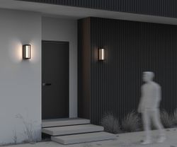 Уличный настенный светодиодный светильник Maytoni Expo O480WL-L12B3K