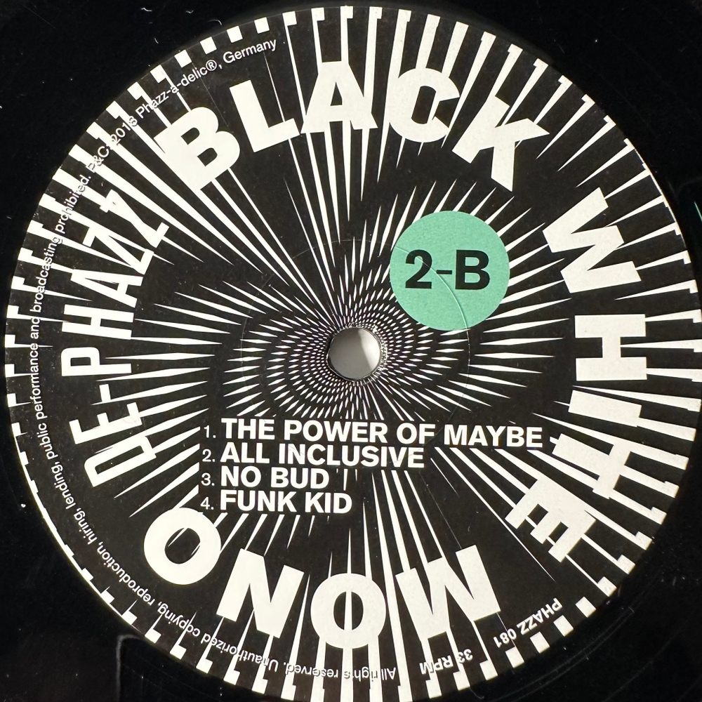 De-Phazz ‎– Black White Mono 2LP (Германия 2018г.)