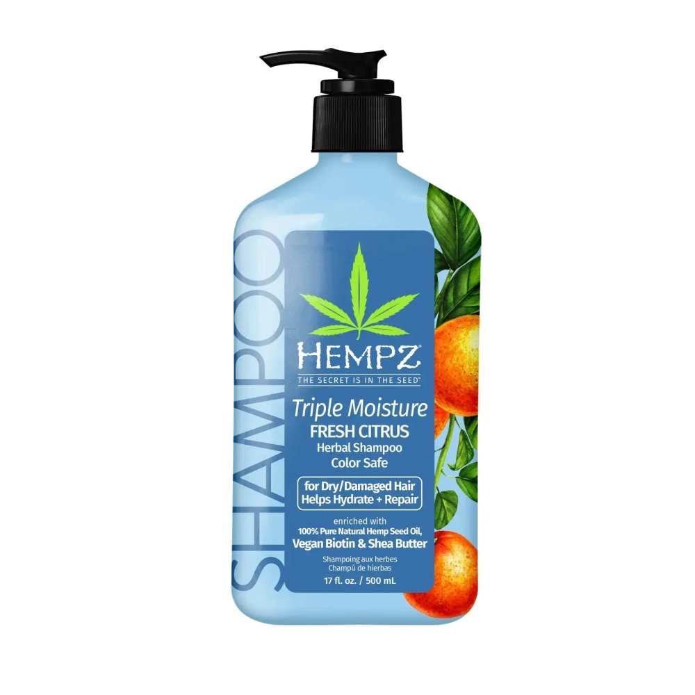 Шампунь для волос Hempz Triple Moisture Fresh Citrus Shampoo 500 мл