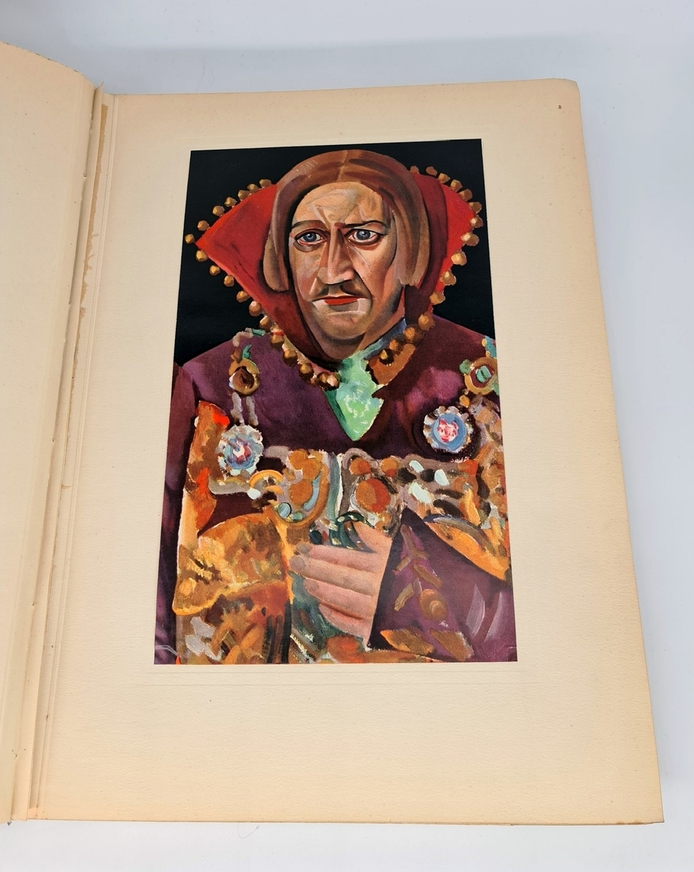 "Visages de Russie (Лики России)". Boris Grigorieff (Борис  Григорьев) [с автографом]. 1923г. - редкая книга