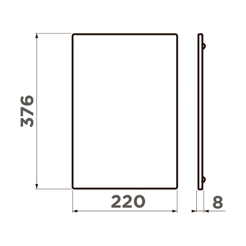 Разделочная доска Omoikiri CB-SINTESI-S-WD