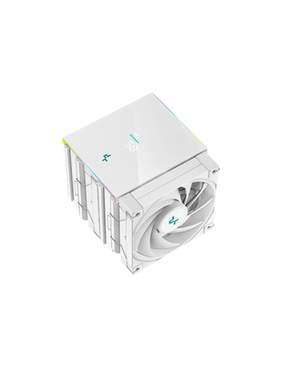 DEEPCOOL AK620 DIGITAL WH LGA20XX/1700/1200/115X/AM5/AM4 (8шт/кор, TDP 260W, PWM, DUAL Fan 120mm, 6 тепл. трубок, ARGB, белый) RET
