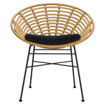 Стул vetle round, ротанг