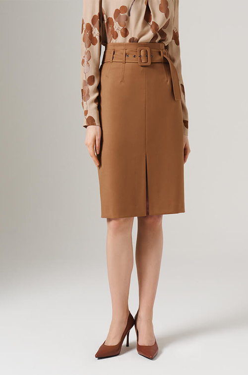 4859 Юбка женская (бежевый)