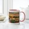 Fincan /Чашка/Cup Van Gogh Landscape with House and Ploughman (narinci)