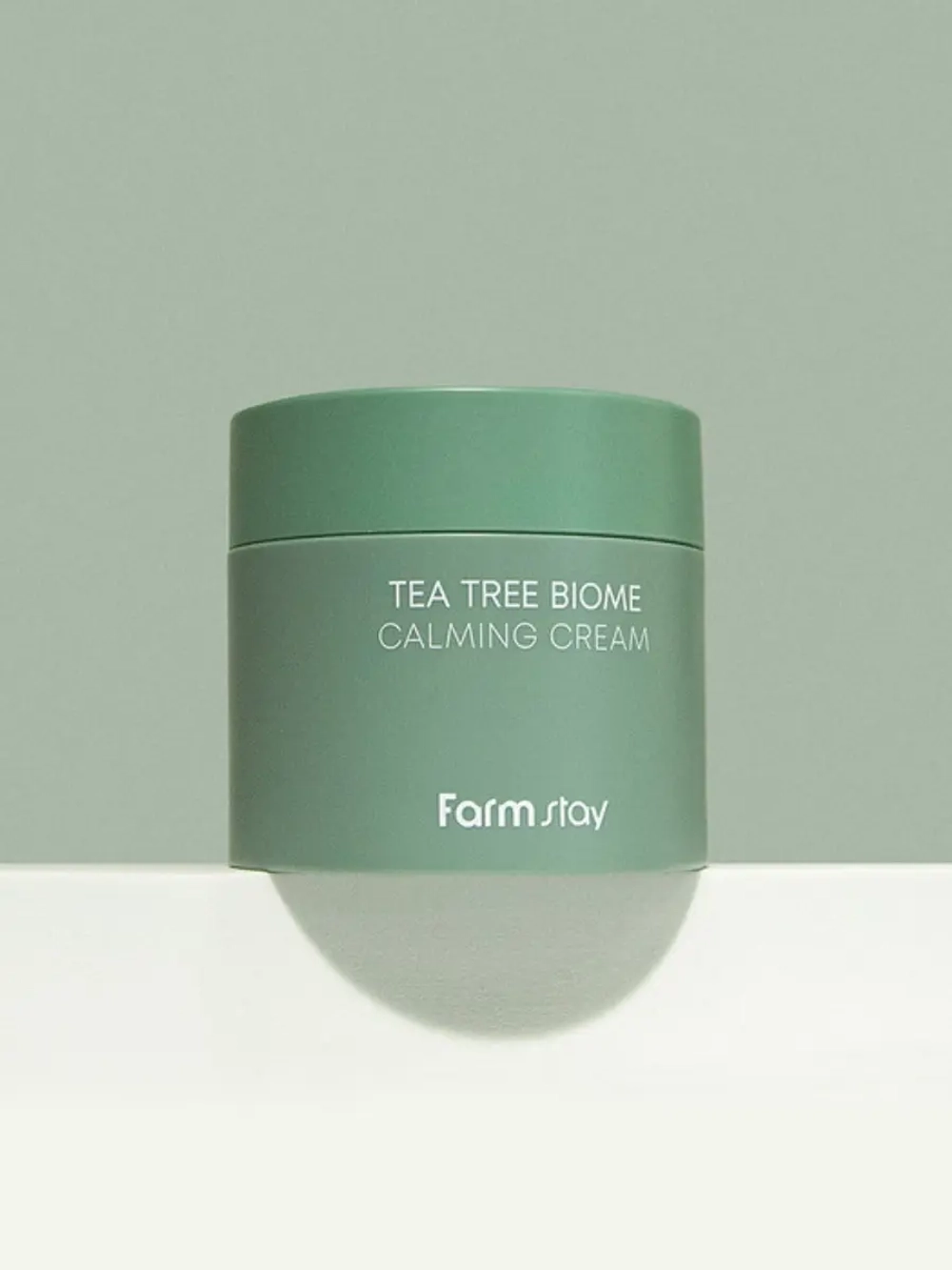 FARMSTAY - КРЕМ ДЛЯ ЛИЦА УСПОКАИВАЮЩИЙ С ЭКСТРАКТОМ ЗЕЛЕНОГО ЧАЯ TEA TREE BIOME CALMING CREAM, 80 ML