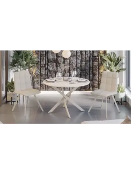 Стол "Диамонд" тип 2 бежевый муар