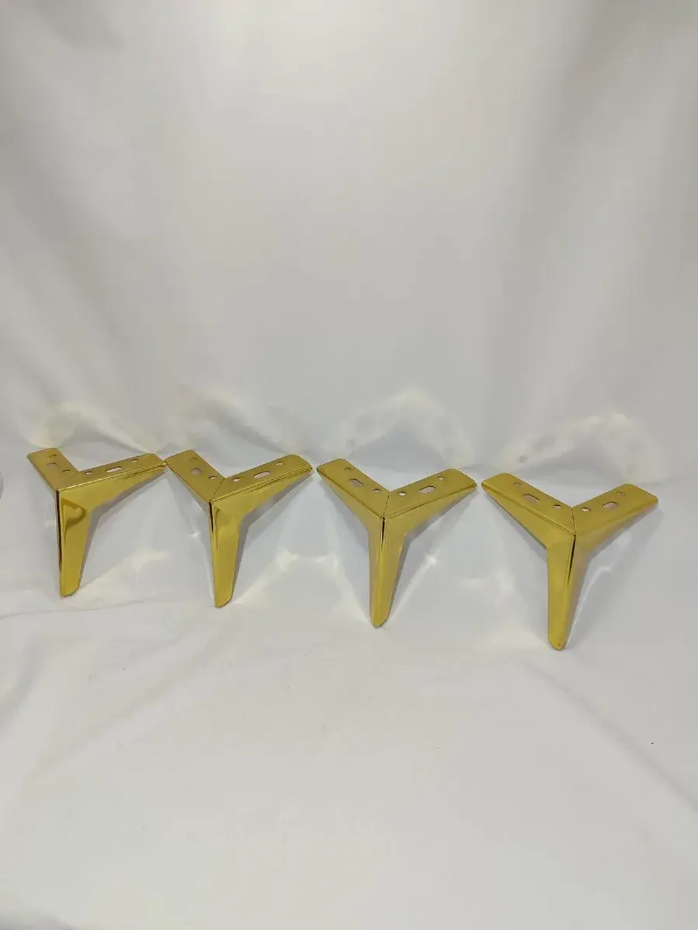 Ножки мебельные Звезда золото 13см/4шт