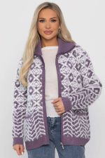 Свитер на молнии Сканди НЬЮ (сиреневый) Б14401-20М LT Collection